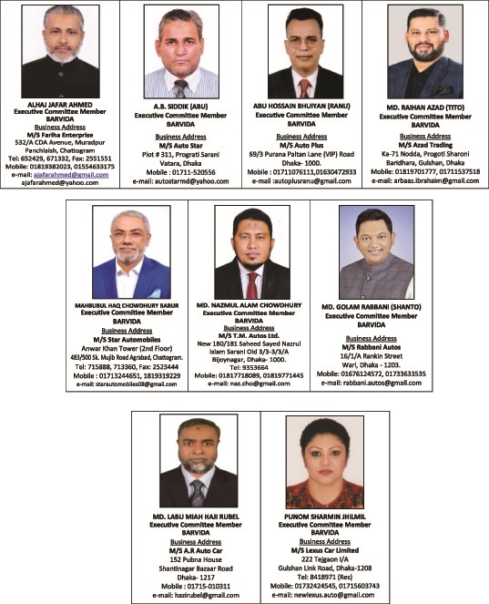Newly Elected Executive Committee 2022-2024 of BARVIDA